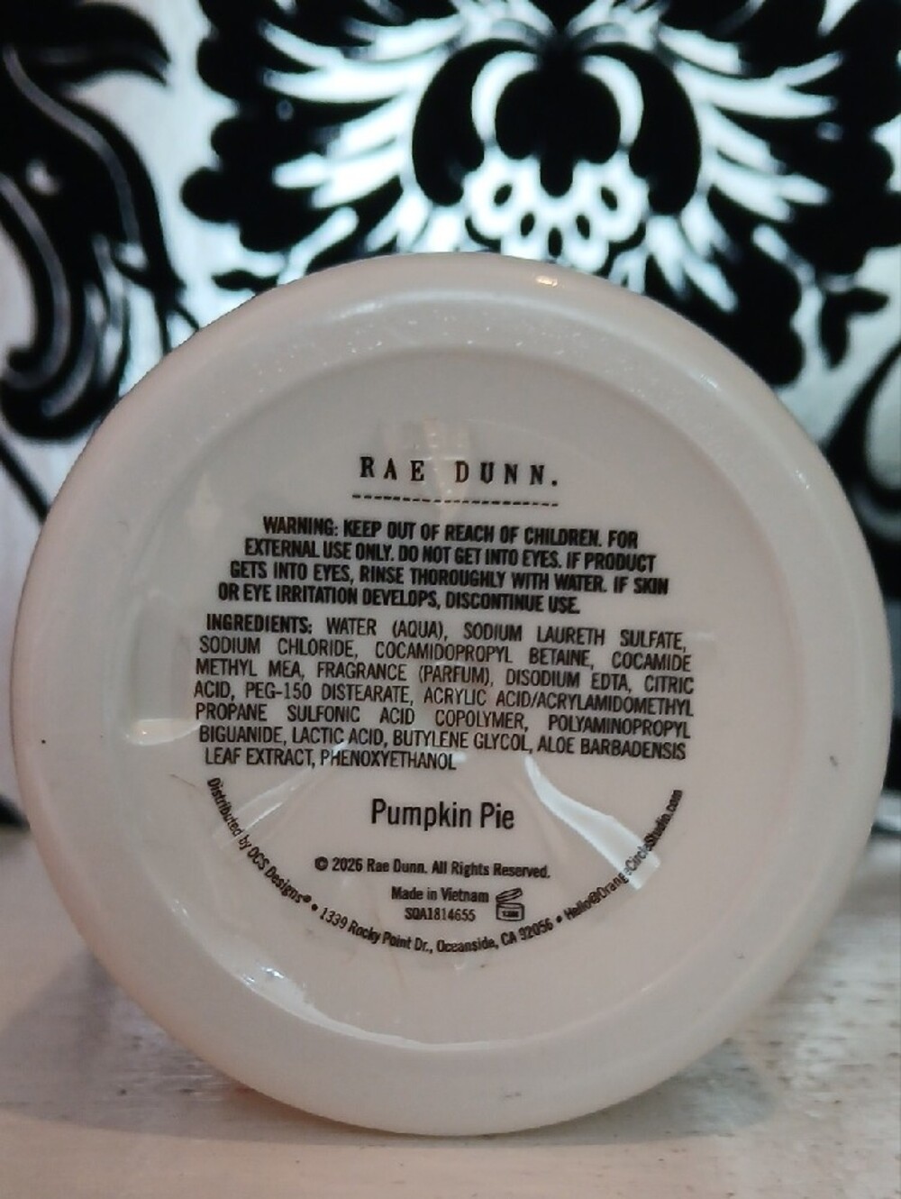 Rae Dunn Pumpkin Pie Blessed Hand Soap - Picture 2 of 2